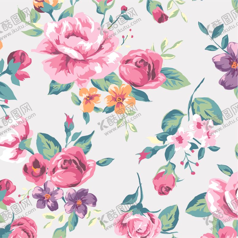 编号：43248010041538096745【酷图网】源文件下载-连续花纹