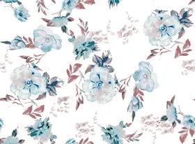 小碎花数码大牌手绘