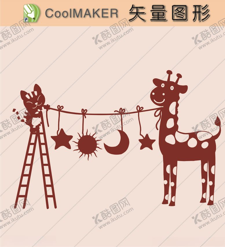 编号：15276510191142263323【酷图网】源文件下载-卡通壁纸卡通剪纸简洁手绘