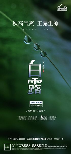 地产白露节气微信