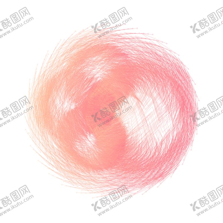 编号：41346102041707499926【酷图网】源文件下载-粉色渐变线条科技矢量装饰元素