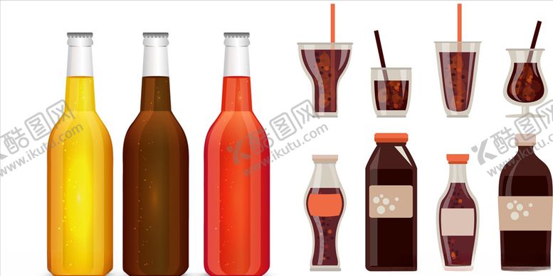 编号：55863110111728063394【酷图网】源文件下载-果汁可乐饮料