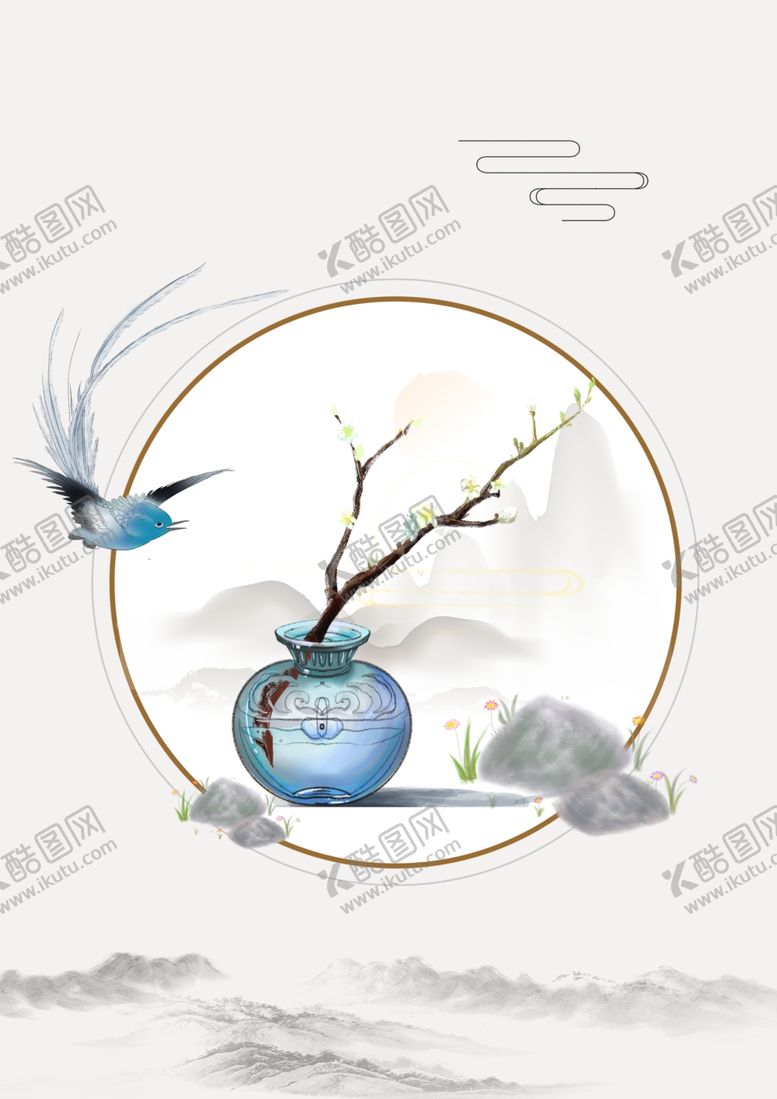 编号：96543709271337176229【酷图网】源文件下载-青花瓷