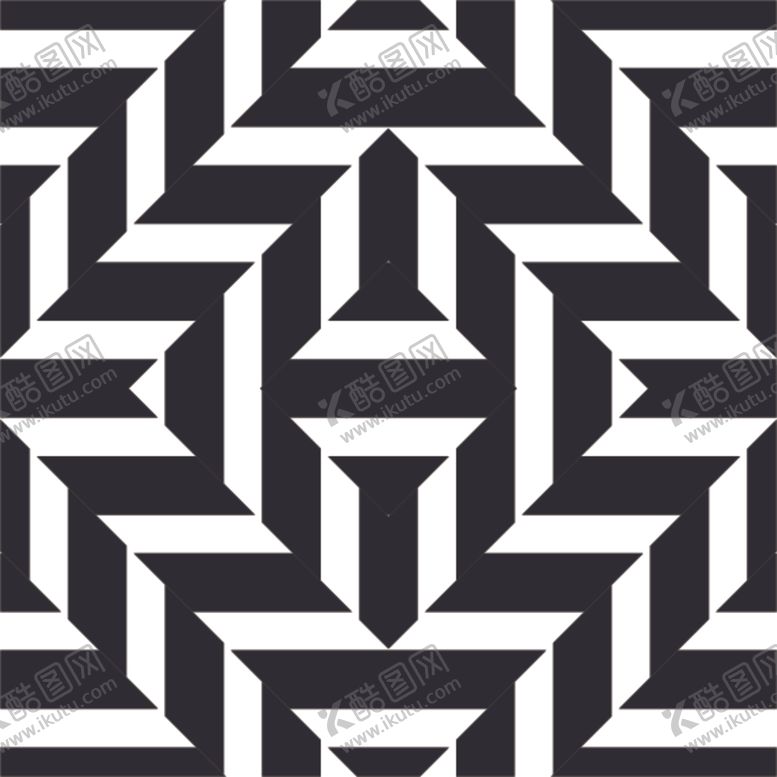 编号：61520609220759177795【酷图网】源文件下载-黑白简约花纹图案设计