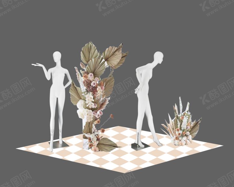 编号：25813703242126561452【酷图网】源文件下载-服装模特橱窗展示效果