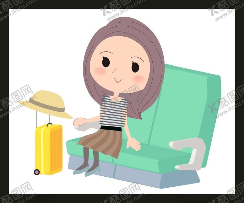 编号：43614501302036507450【酷图网】源文件下载-旅游旅行女孩