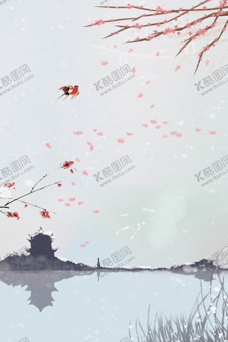 编号：31894112081144488239【酷图网】源文件下载-手绘古风插画背景图片