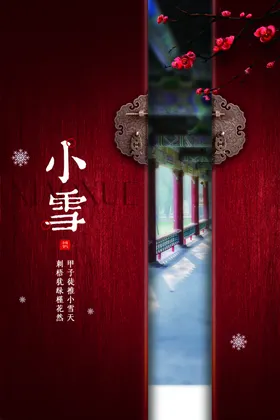 小雪海报