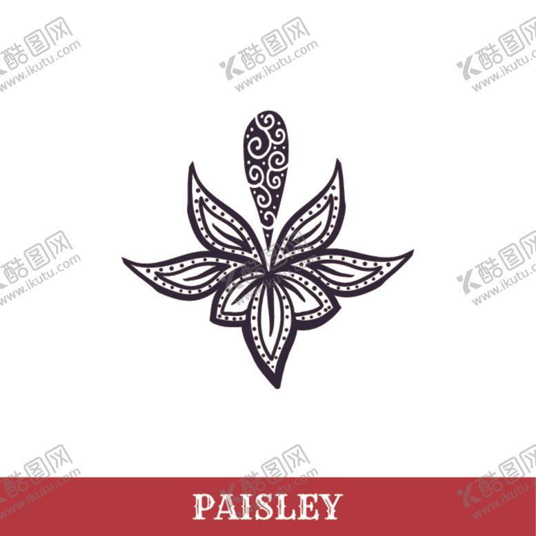 编号：99095609282302154808【酷图网】源文件下载-复古纯色花纹图案