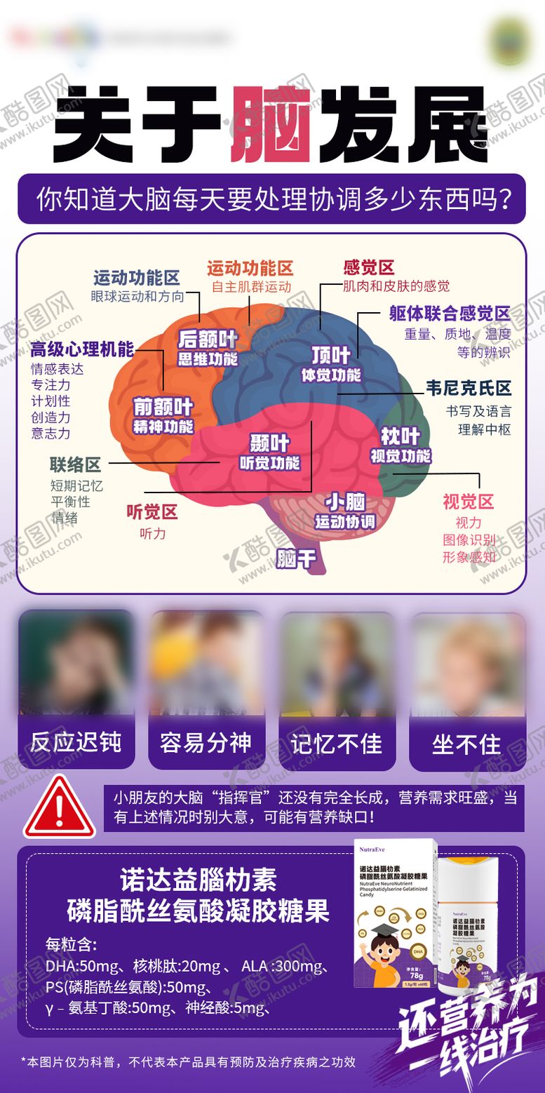 编号：64082704132038489021【酷图网】源文件下载-脑营养品功效宣传海报