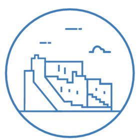 中国城市地标建筑简笔画