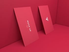 名片样机名片模板样机名片展