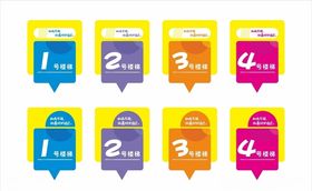 校园楼梯文化楼层牌