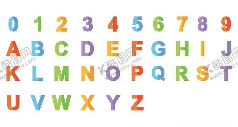 编号：72864406241027569616【酷图网】源文件下载-字母数字图标