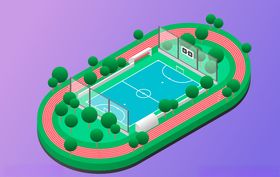等距视角插画