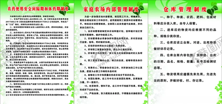 编号：55836105050933455925【酷图网】源文件下载-家庭农场制度牌