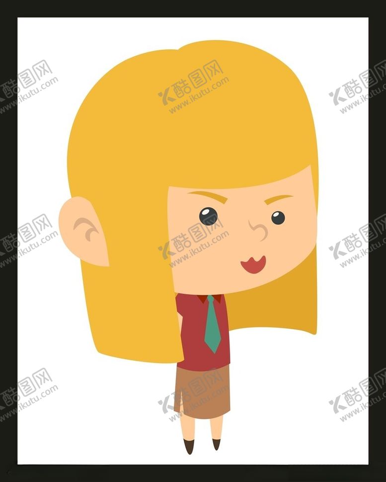 编号：22578401302021378274【酷图网】源文件下载-商务办公女孩