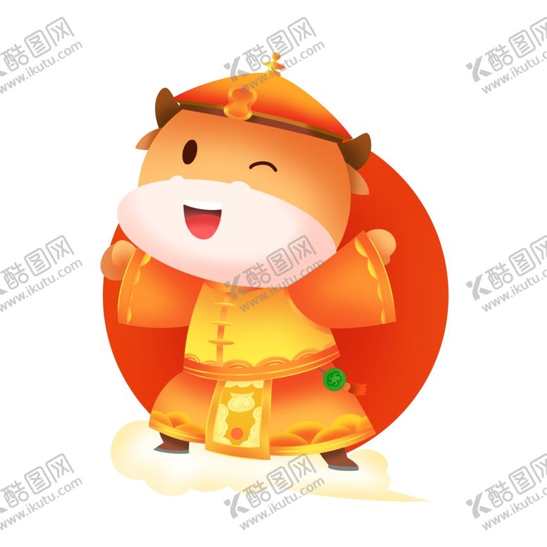 编号：97724704171531065339【酷图网】源文件下载-牛年娃娃