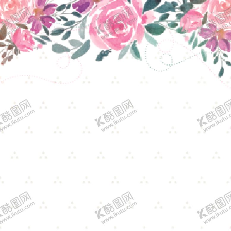 编号：43812205182359561641【酷图网】源文件下载-手绘花草背景图片