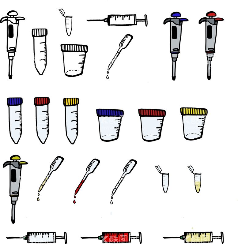 编号：90436711181210221953【酷图网】源文件下载-实验室设备矢量素材
