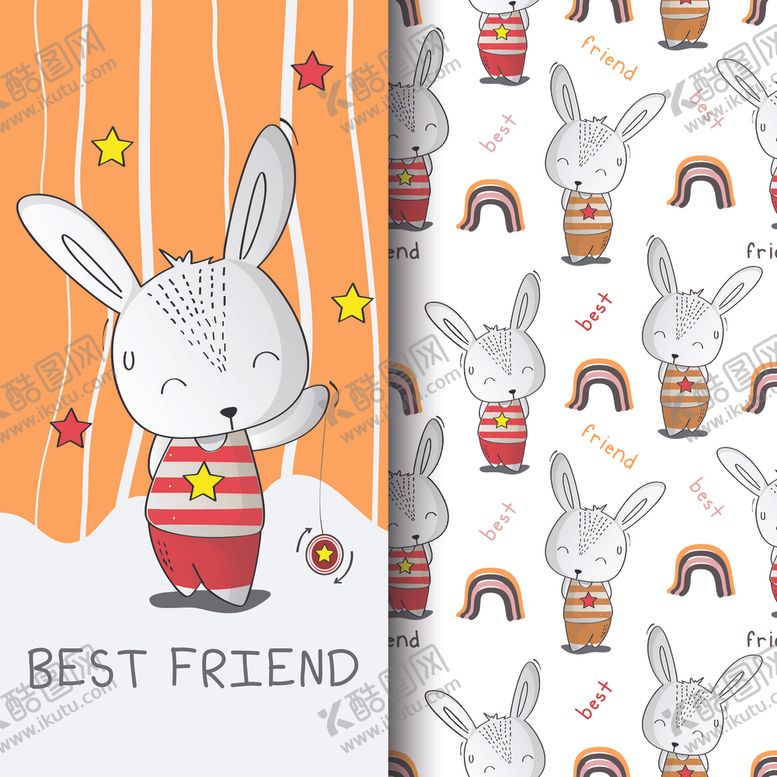 编号：96094309220122219228【酷图网】源文件下载-卡通动物印花