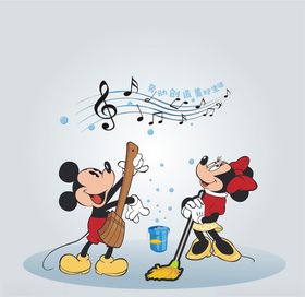 梦想米老鼠矢量高精