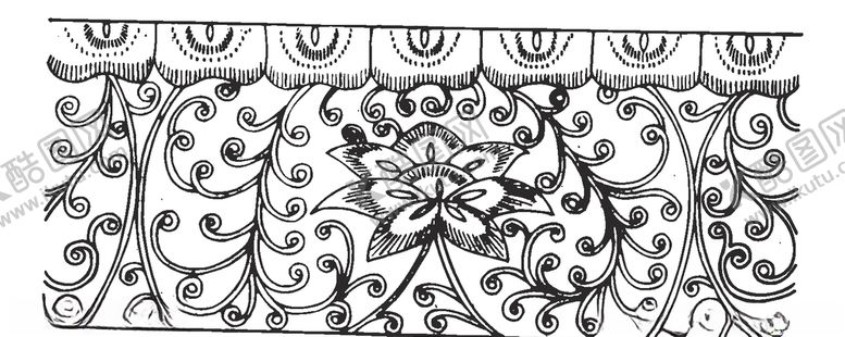 编号：60641409240620153778【酷图网】源文件下载-镂空花图案