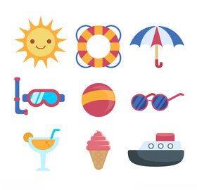 夏日元素