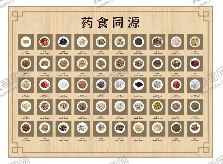 编号：50820701310055469591【酷图网】源文件下载-中医院中药材展示药食同源