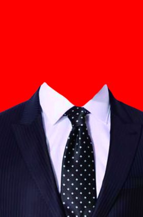 男士西装证件照