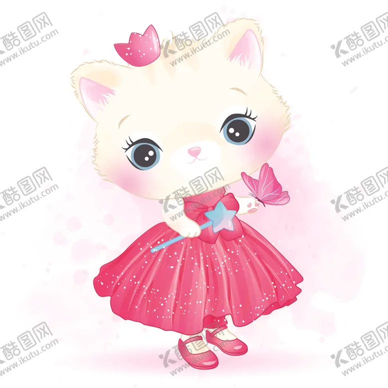 编号：60331603011857223044【酷图网】源文件下载-卡通猫猫女孩