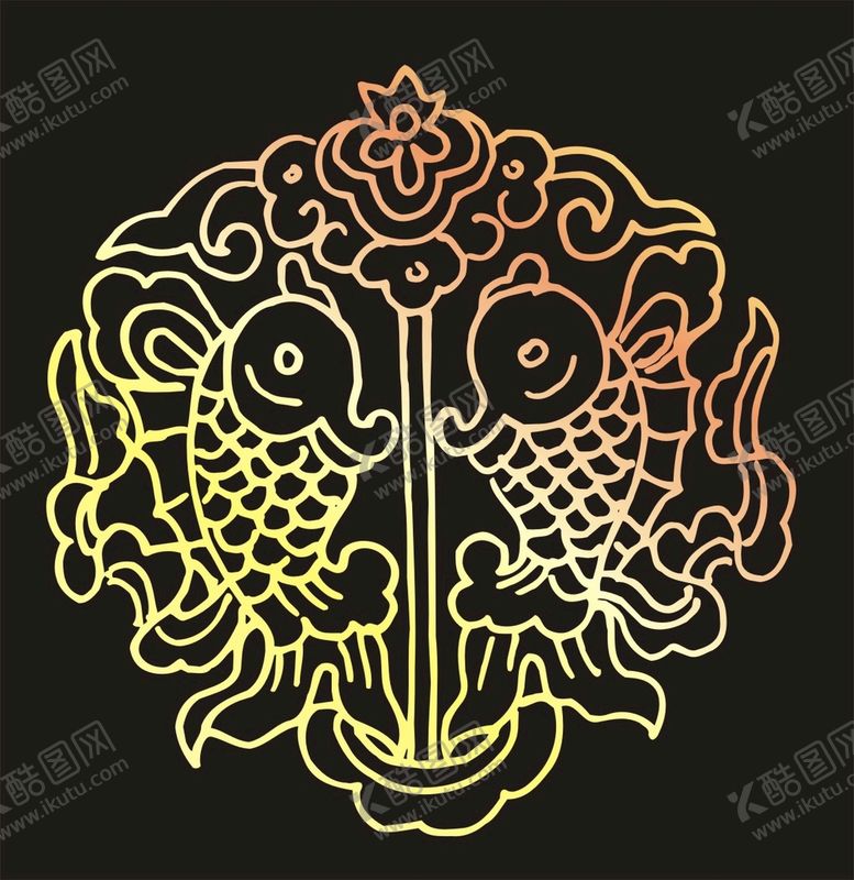编号：78805901310035585113【酷图网】源文件下载-圆形传统花纹 