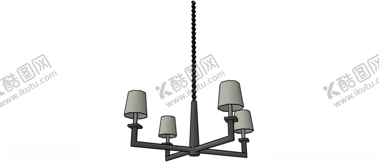 编号：46497109180751118818【酷图网】源文件下载-吊灯skp模型