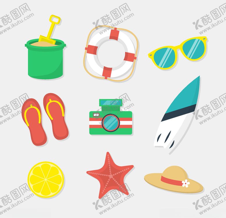 编号：87011407130412427730【酷图网】源文件下载-夏日元素