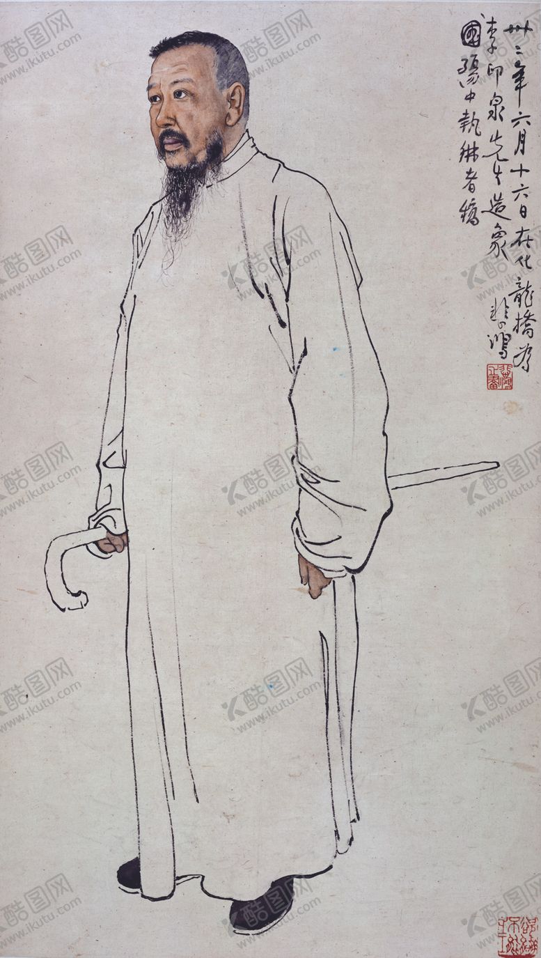 编号：83912806281344261829【酷图网】源文件下载-徐悲鸿人物画像