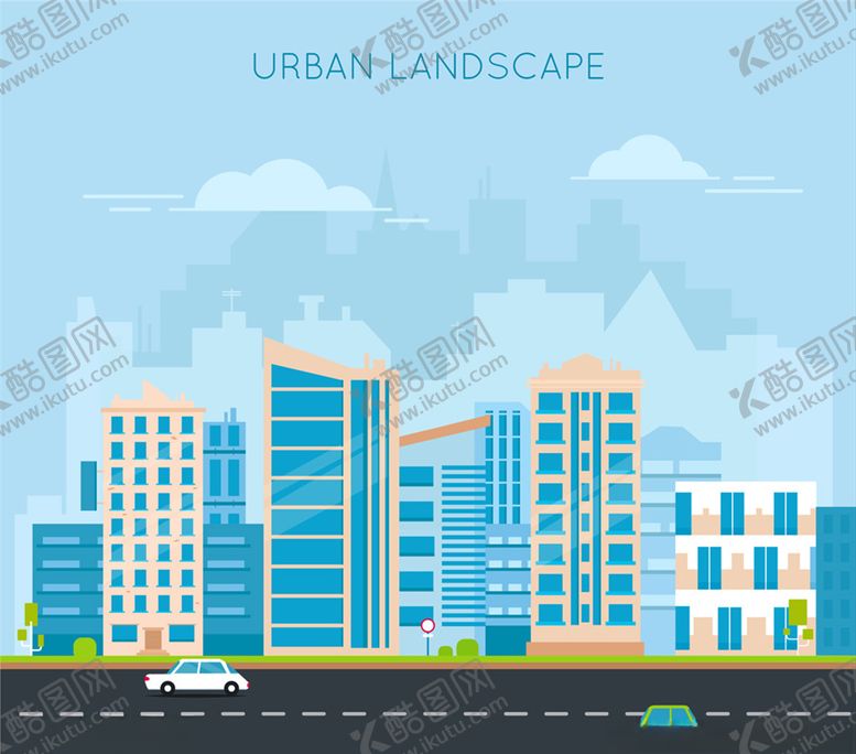 编号：46077210050003152178【酷图网】源文件下载-创意城市建筑风景