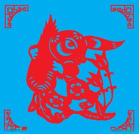 兔子剪纸