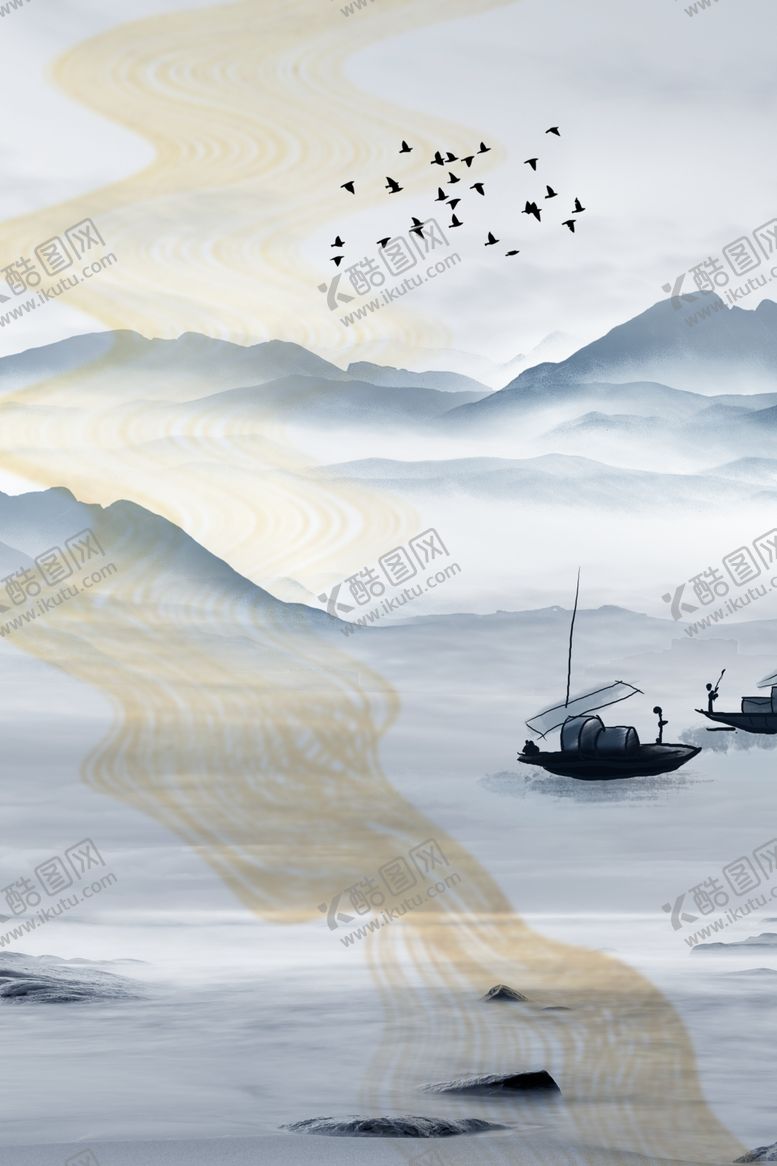 编号：22723206291302091190【酷图网】源文件下载-中国风装饰画