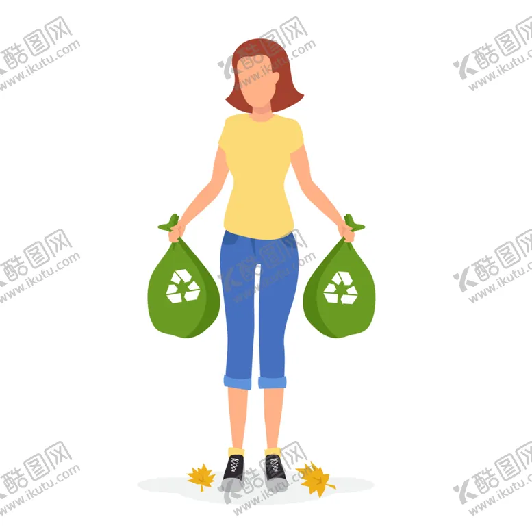 编号：56877612131701553486【酷图网】源文件下载-扔垃圾的女人