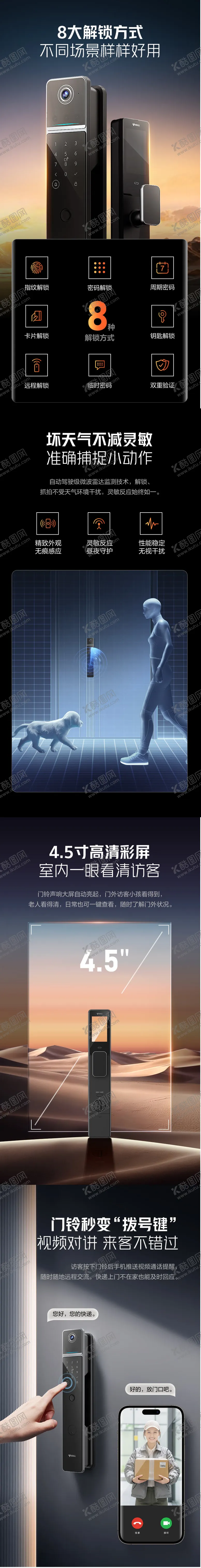 编号：85428412041245511977【酷图网】源文件下载-门锁详情