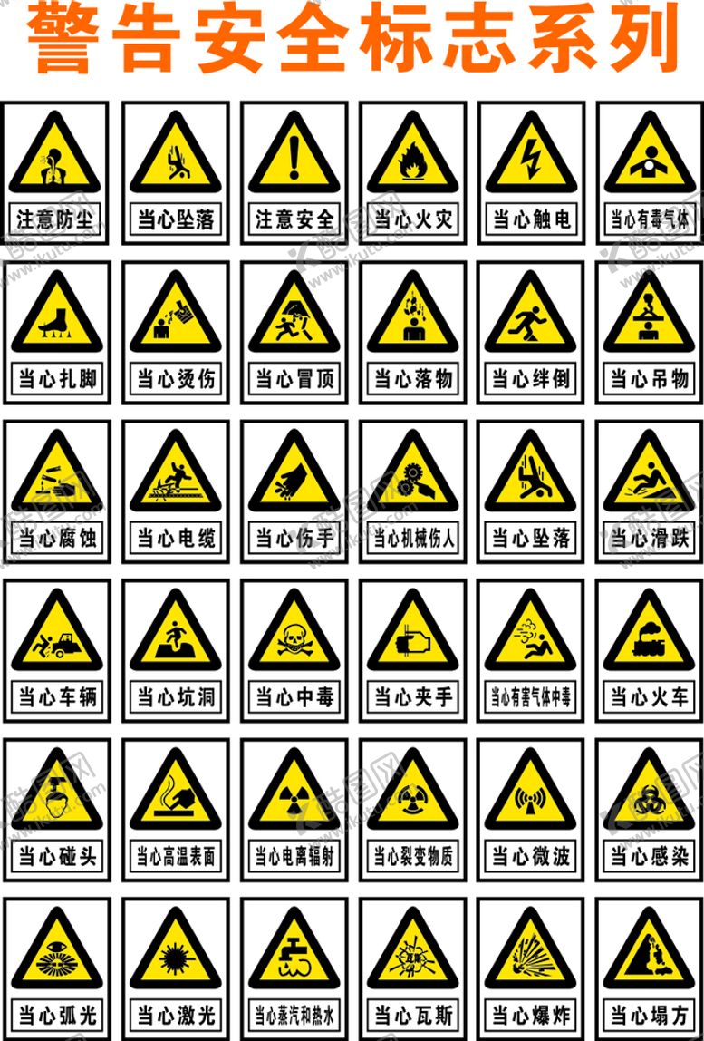 编号：68452310070537057504【酷图网】源文件下载-警告安全标志