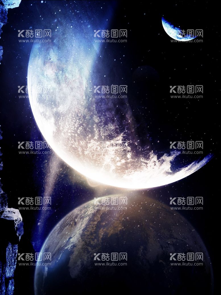 编号：90804303190950021647【酷图网】源文件下载-科幻星球背景素材