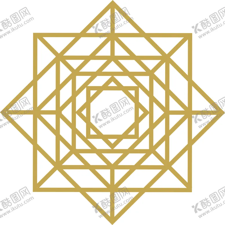 编号：71356102091212445248【酷图网】源文件下载-透明底免抠图金色复古花纹
