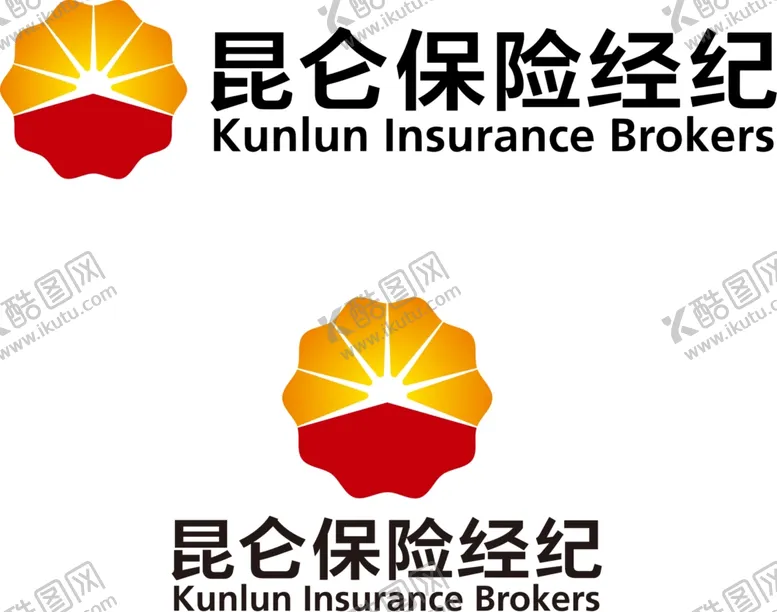 编号：28381501180336151296【酷图网】源文件下载-昆仑保险经纪logo标志