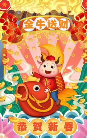 新年海报大吉春节