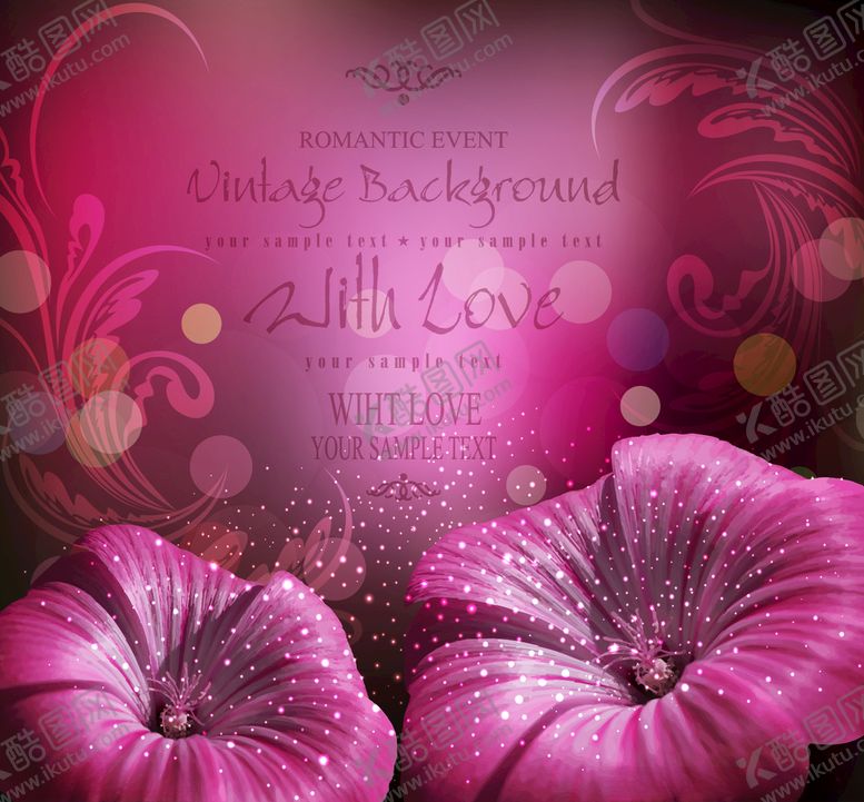 编号：99850109100137325586【酷图网】源文件下载-花背景