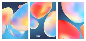 几何渐变抽象背景