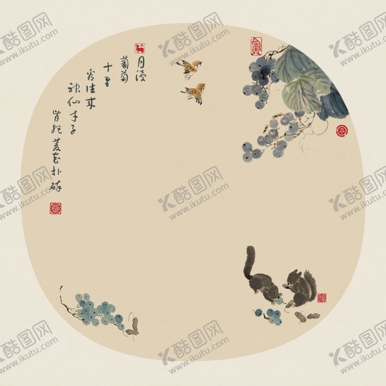 编号：40090910221417105654【酷图网】源文件下载-工笔画