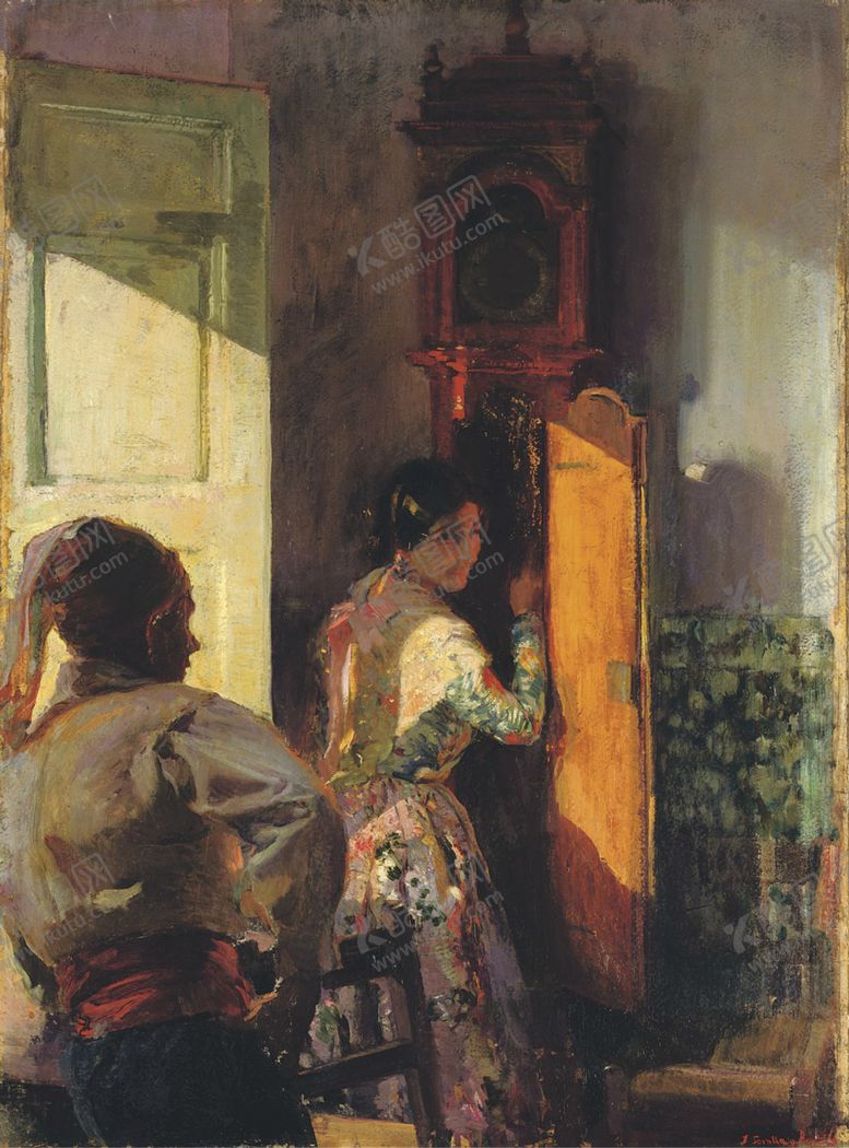 编号：67436409140758389212【酷图网】源文件下载-古典人物形象油画