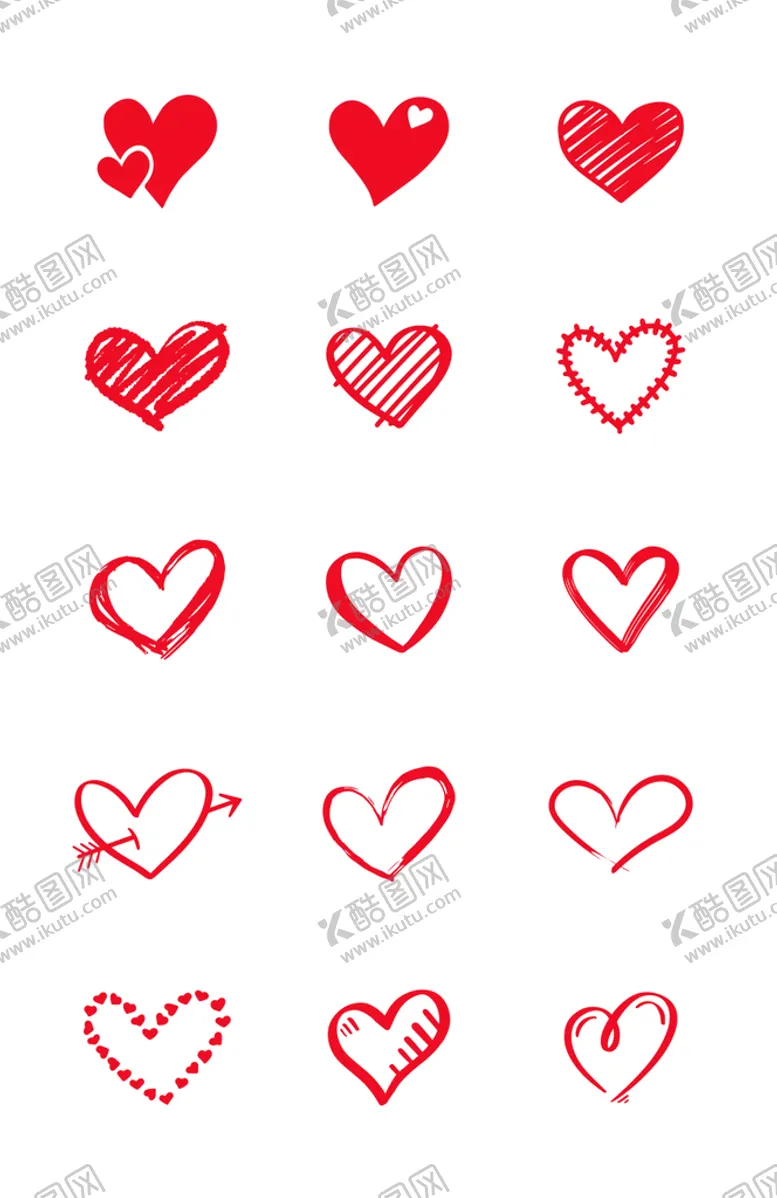 编号：27930011211255184188【酷图网】源文件下载-爱心图形
